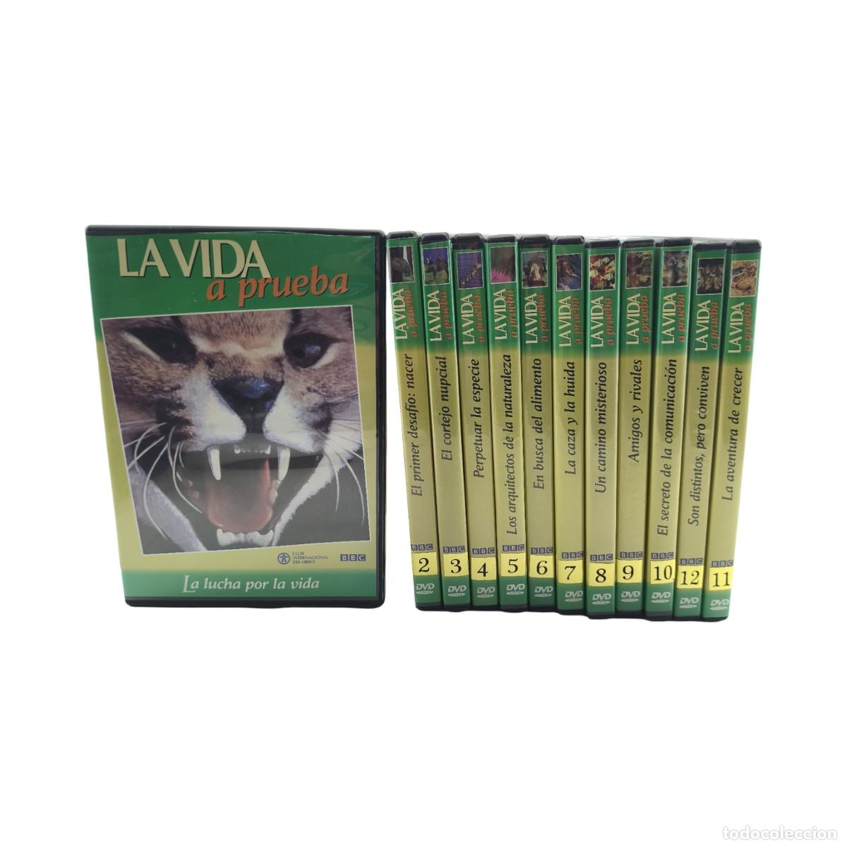 Cine: Colecci&oacute;n Completa La Vida a Prueba - 12 DVDs BBC / David Attenborough - Club Internacional del Libr