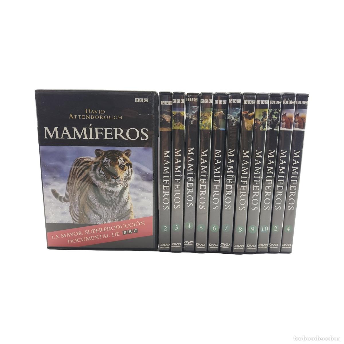 Cine: Colecci&oacute;n Completa DVD Mam&iacute;feros - David Attenborough (BBC, 10 Entregas en 11 DVDs)