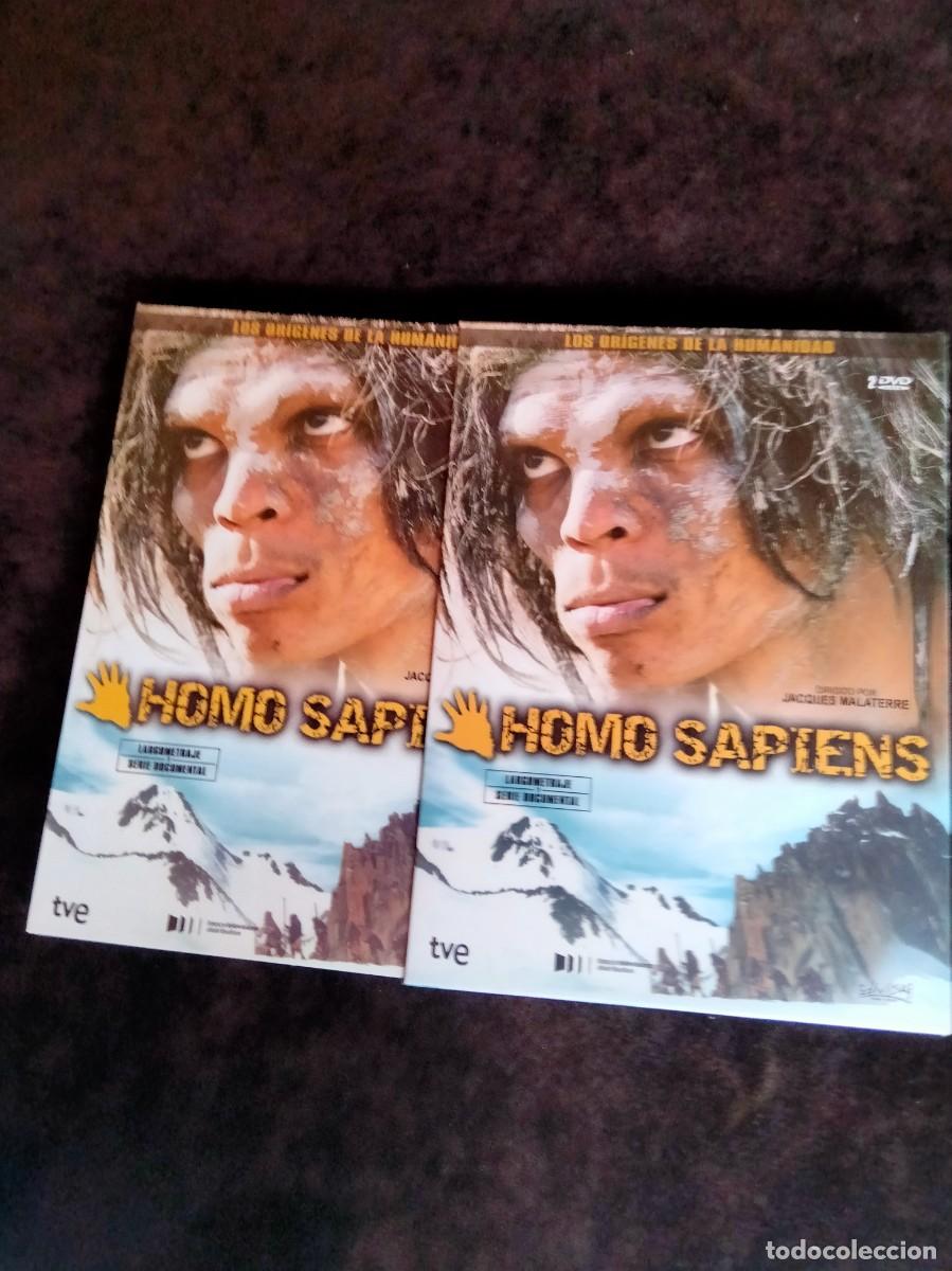 Cine: los origenes de la humanidad - homo sapiens - con 2 dvd como nuevos
