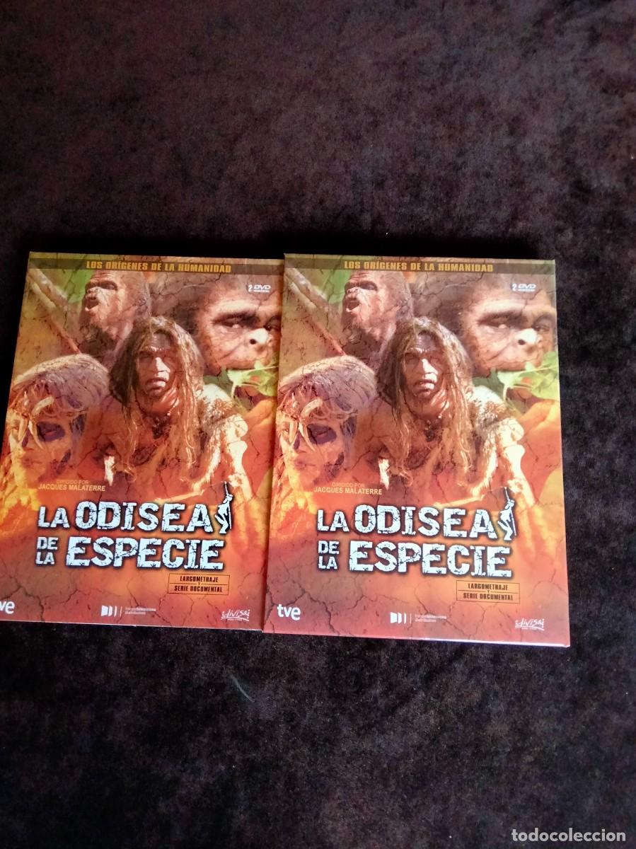 Cine: los origenes de la humanidad - la odisea de la especie - con 2 dvd como nuevos