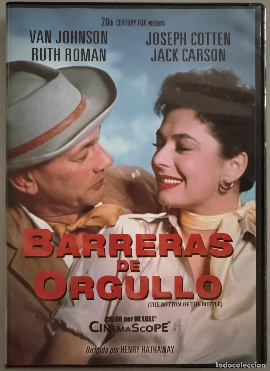 Cine: BARRERAS DE ORGULLO (1956) VAN JOHNSON, RUTH ROMAN, JOSEPH COTTEN - FILM HENRY HATHAWAY