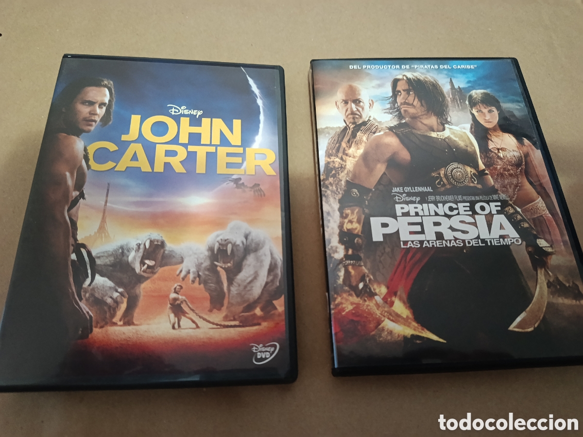 Cin&eacute;ma: 2 dvds. Fantas&iacute;a. John Carter (Disney) + Prince of Persia (Disney).