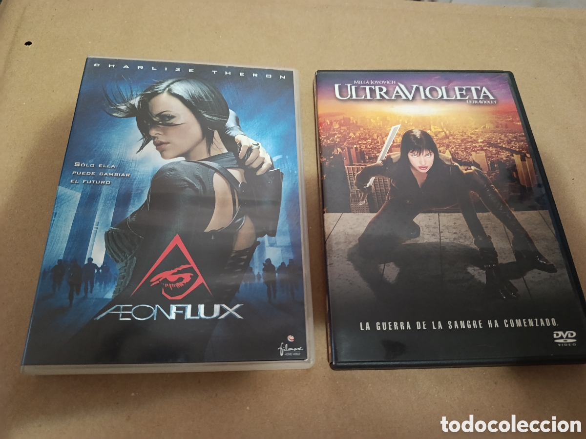 Cin&eacute;ma: 2 dvds. Aeonflux + Ultravioleta. Grandes superhero&iacute;nas.
