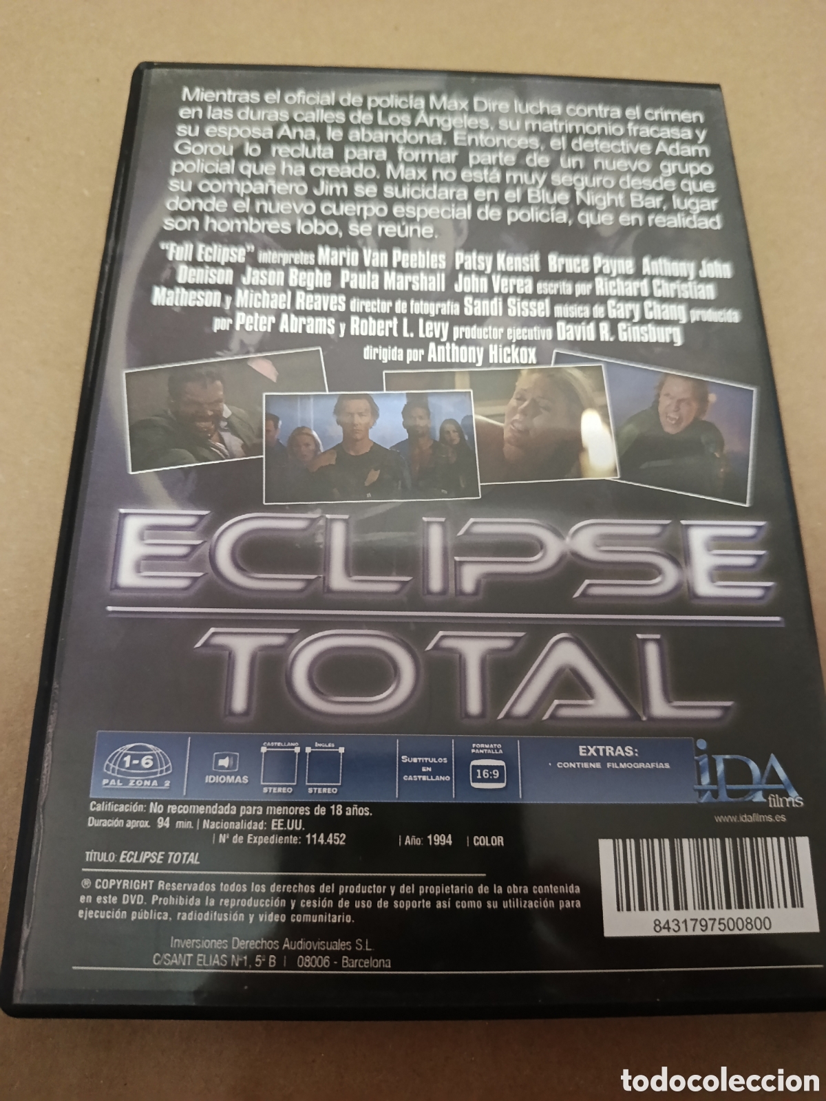 Cine: Dvd. Eclipse total. Ciencia ficci&oacute;n. - Foto 2