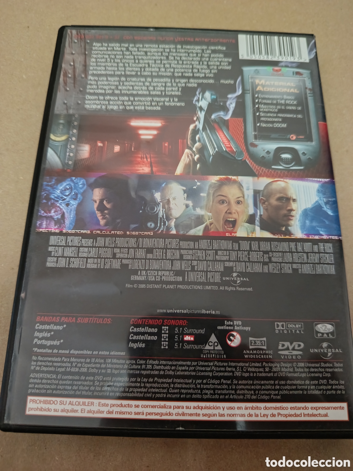 Cine: Dvd. Doom. Cine de Terror. - Foto 2
