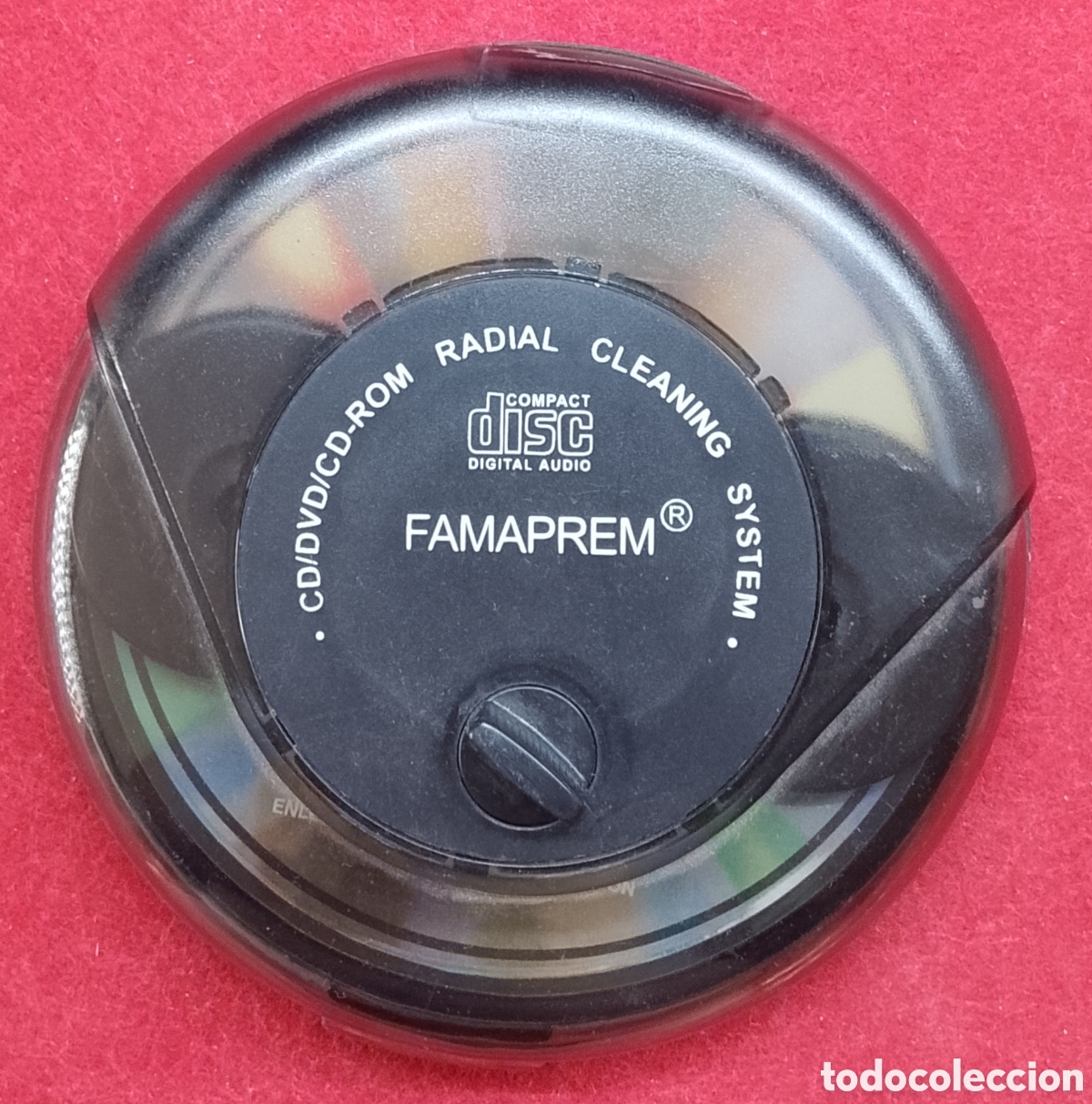 Cin&eacute;ma: &bull; Limpiador Manual de Discos Famaprem Radial Cleaning System