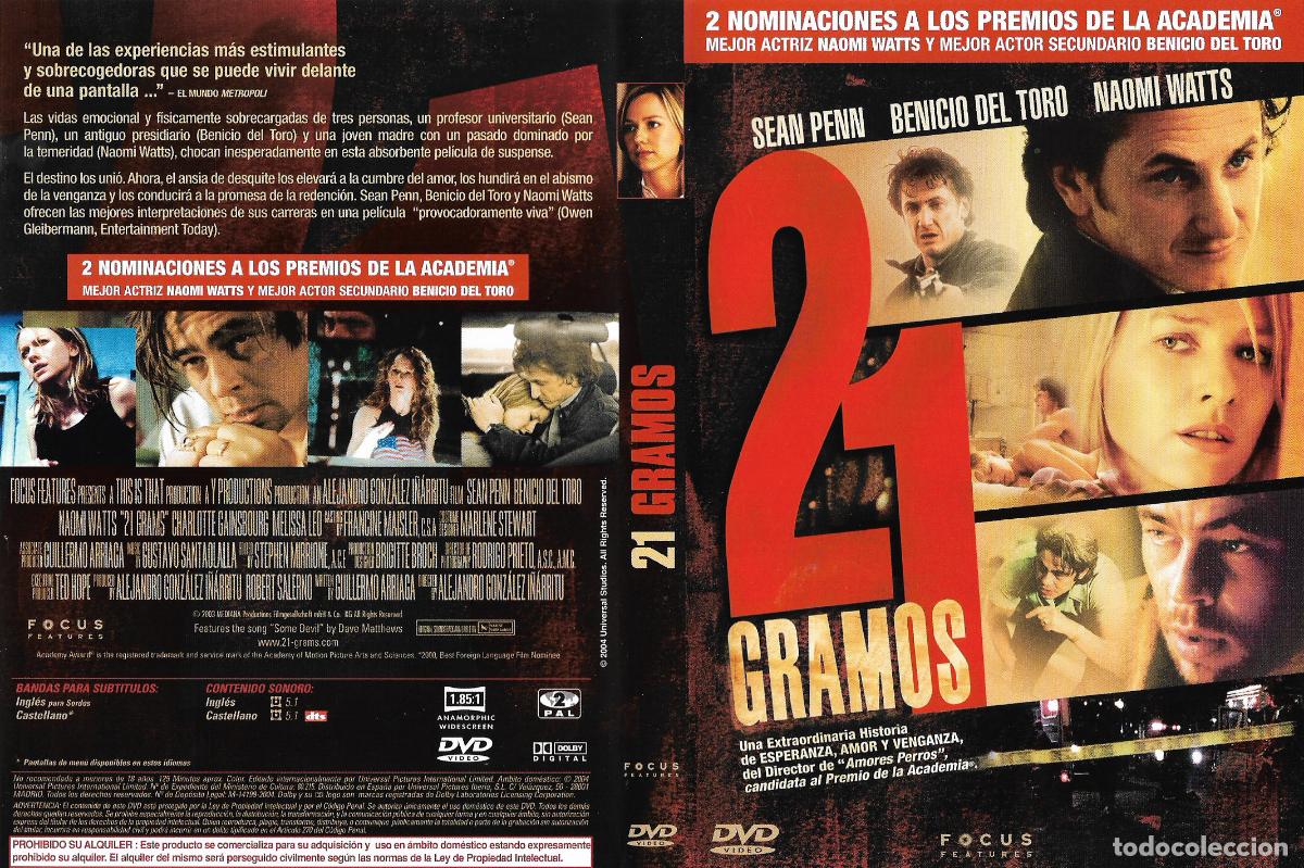 Cine: 21 GRAMOS (BEST SELLER). FOCUS FEATURES. (En stock) Pel&iacute;cula DVD. (Best seller)