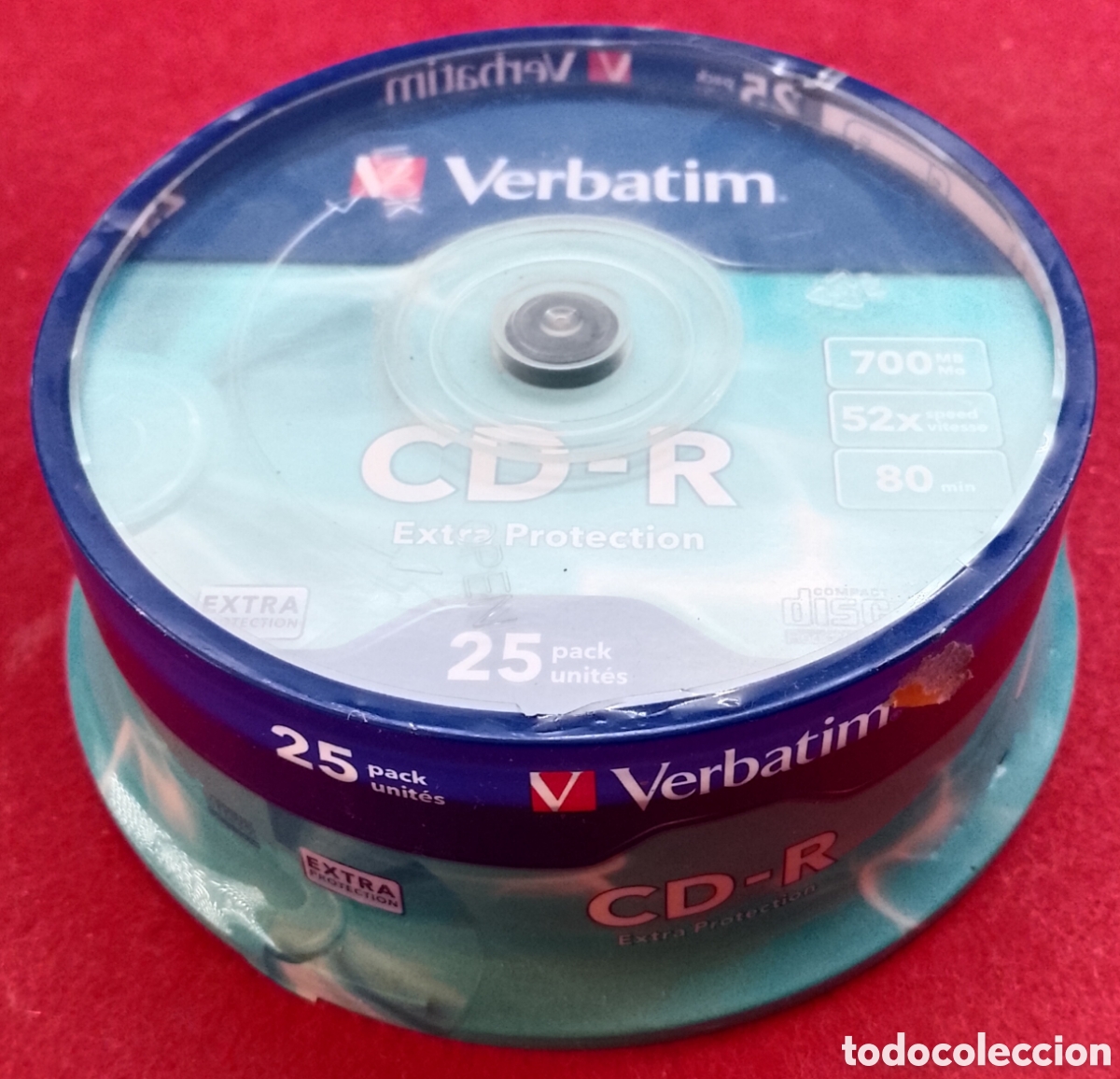 Cine: Pack 25 Discos CD-R Verbatim 800mb / 80 min Grabables 52x