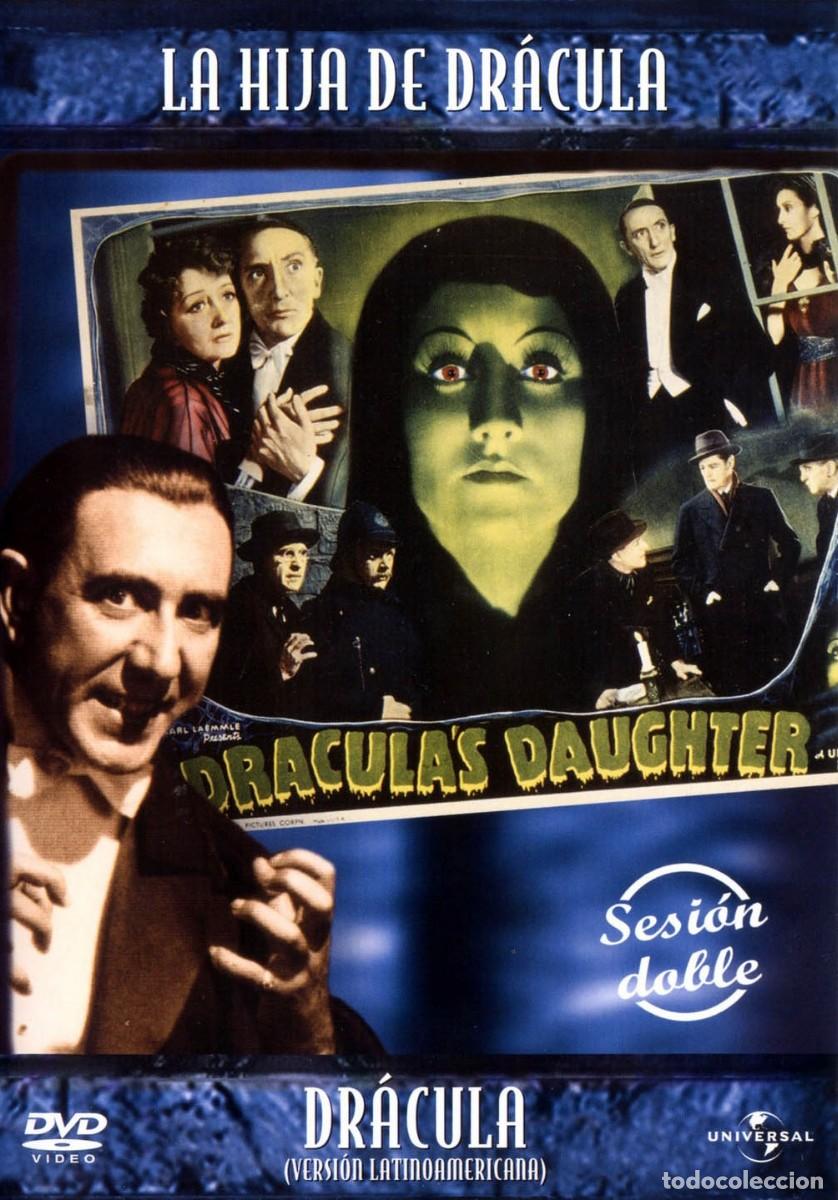 Cine: LA HIJA DE DRACULA + DRACULA (VERSION LATINOAMERICANA) DVD COMO NUEVO CON 2 PELICULAS