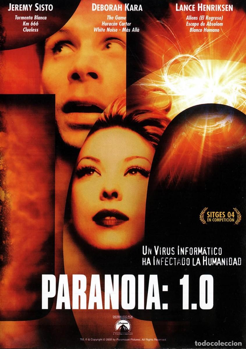 Cine: PARANOIA 1.0 - DVD EN MUY BUEN ESTADO CON LANCE HENRIKSEN Y JEREMY SISTO