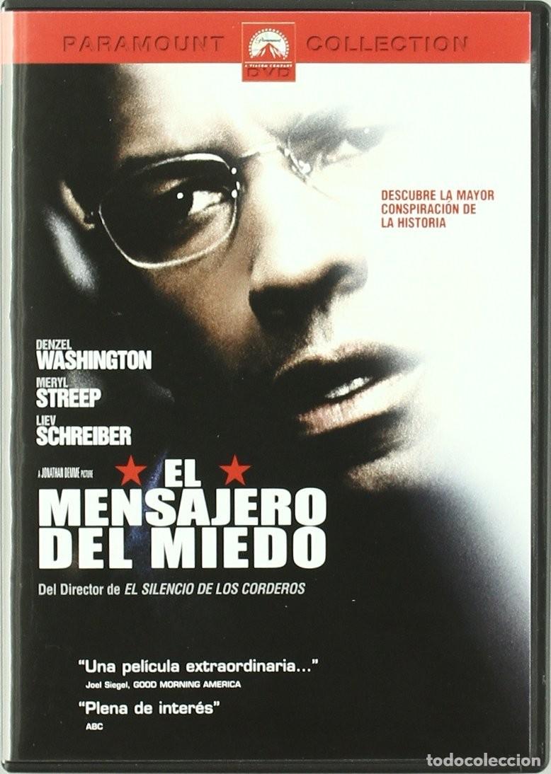 Cine: EL MENSAJERO DEL MIEDO - DVD PRECINTADO CON DENZEL WASHINGTON Y MERYL STREEP