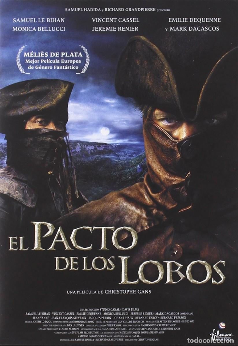 Cine: EL PACTO DE LOS LOBOS - DVD PRECINTADO CON VINCENT CASSEL, MONICA BELLUCCI Y MARK DACASCOS