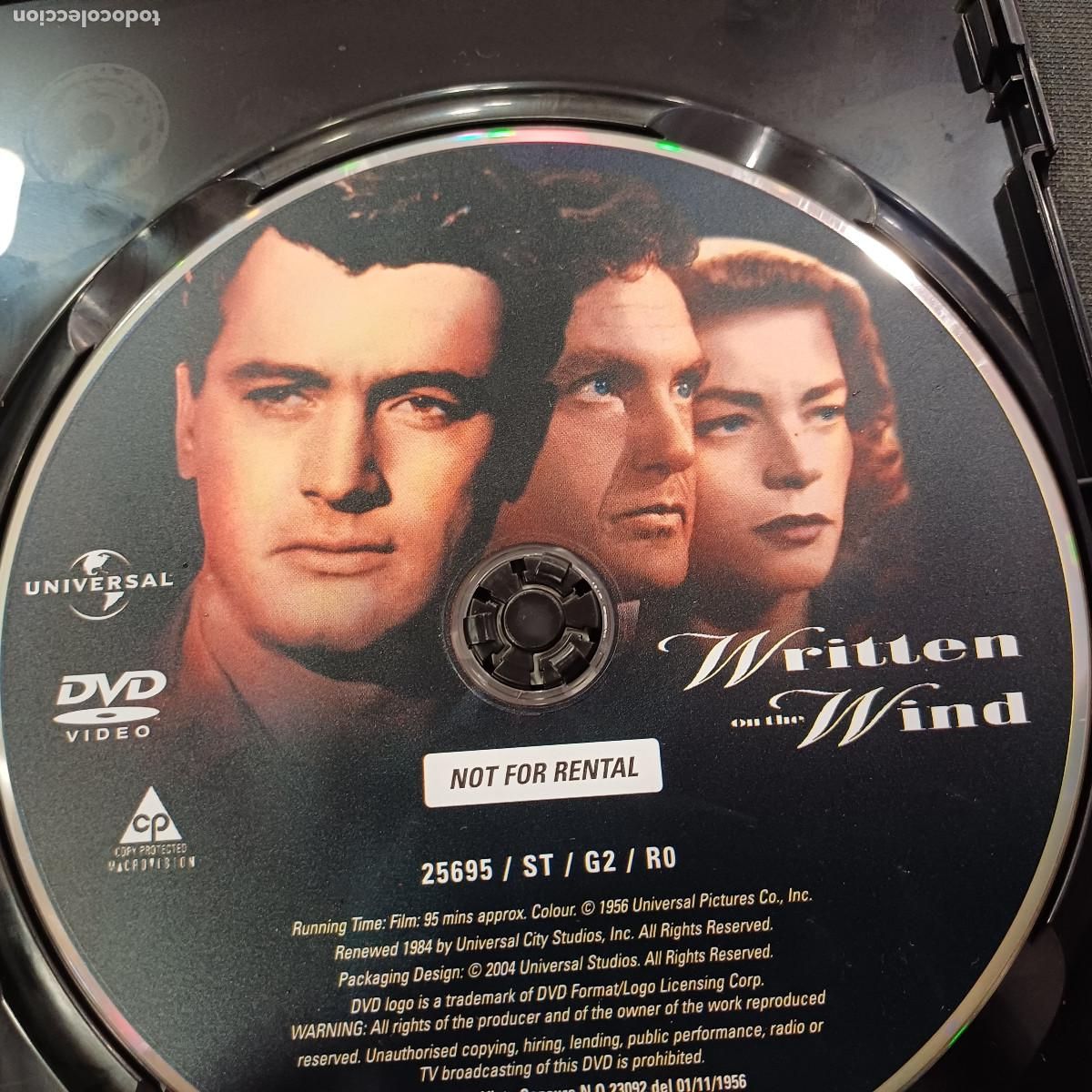 Cine: ESCRITO SOBRE EL VIENTO/DVD. - Foto 2