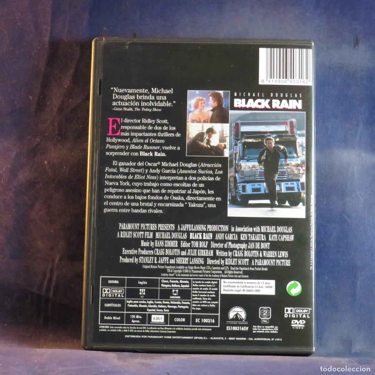 Cine: BLACK RAIN - DVD --- - Foto 2