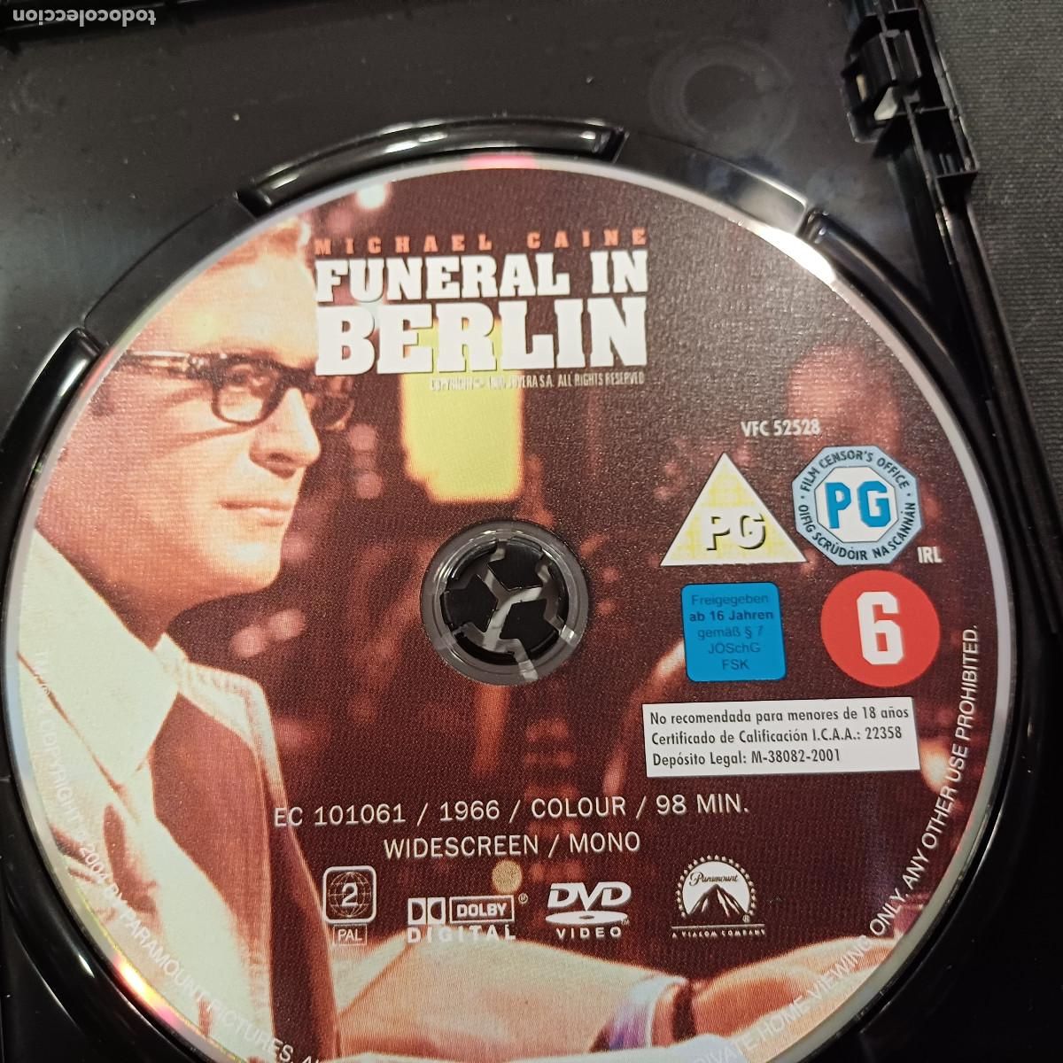 Cine: FUNERAL EN BERLIN/DVD. - Foto 2