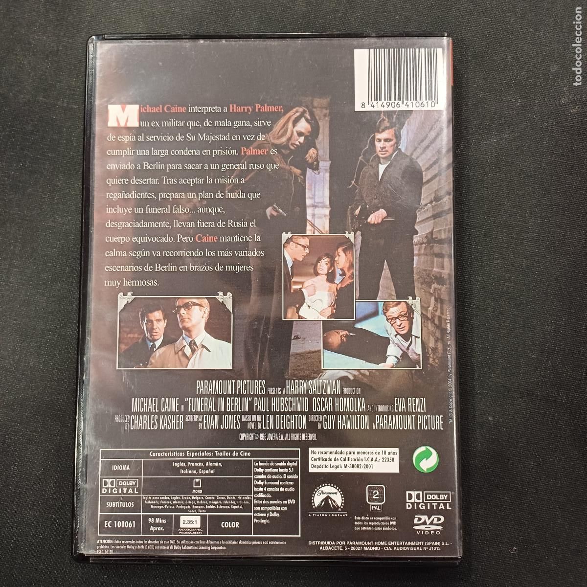Cine: FUNERAL EN BERLIN/DVD. - Foto 3