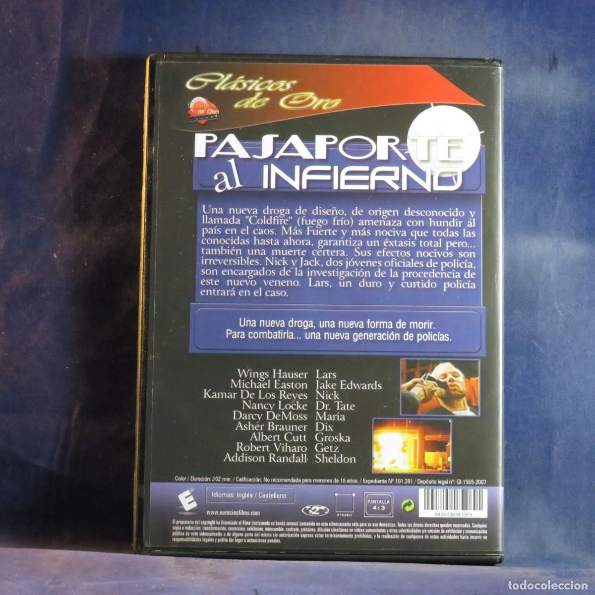 Cine: PASAPORTE AL INFIERNO - DVD - Foto 2