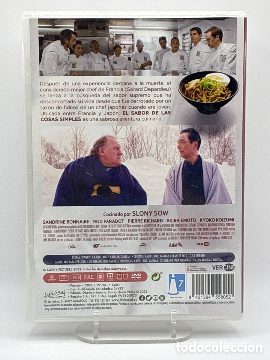 Cine: El sabor de las cosas simples DVD - Foto 2