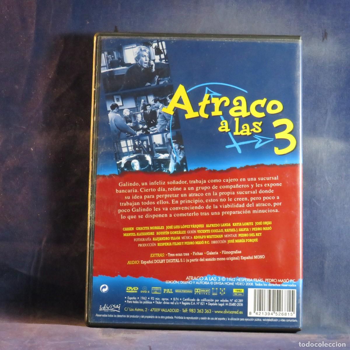 Cine: ATRACO A LAS 3 - DVD - Foto 2