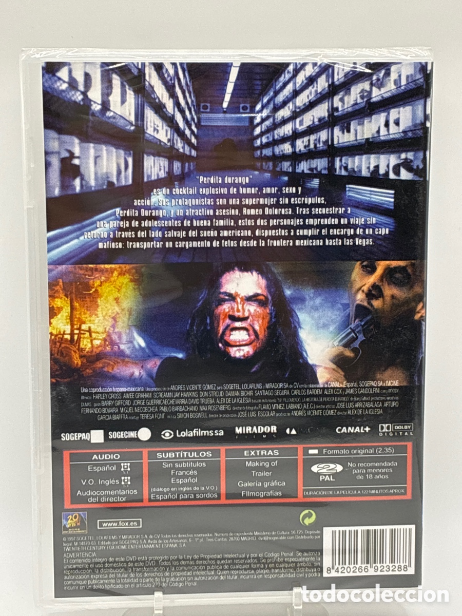 Cine: Perdita Durango (Alex De la Iglesia) DVD - Foto 2