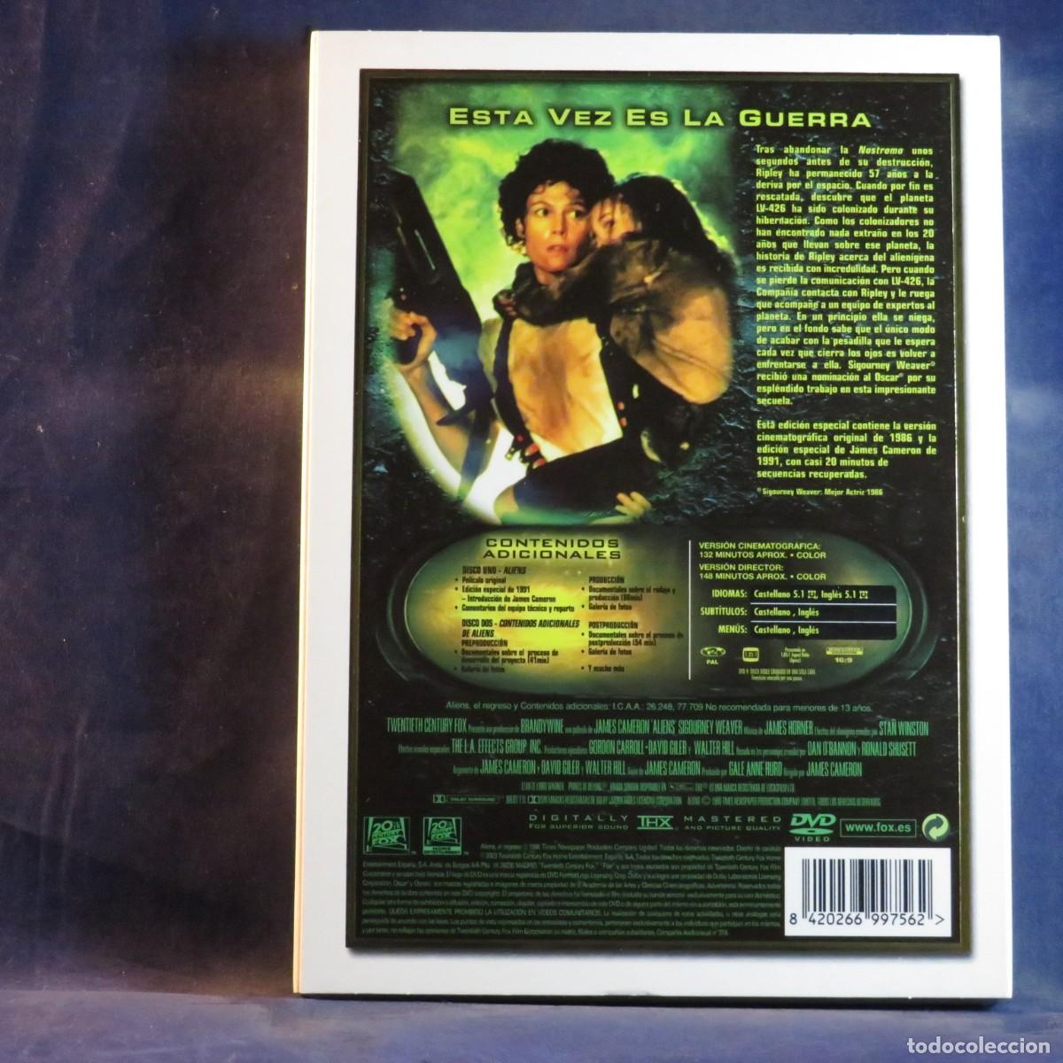 Cine: ALIEN, EL REGRESO - 2 DVD - Foto 2