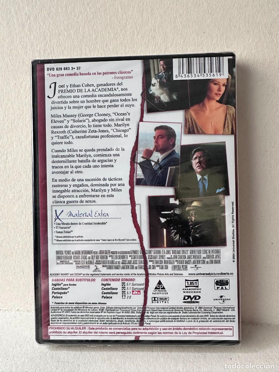 Cine: Crueldad Intolerable (DVD) - Foto 2