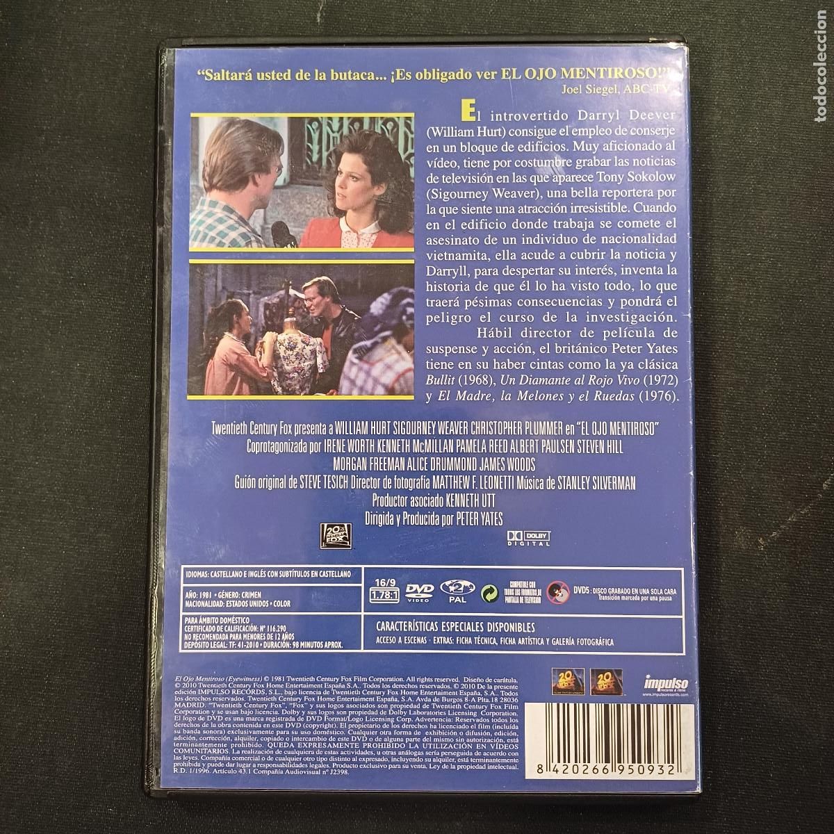 Cine: EL OJO MENTIROSO/DVD. - Foto 3