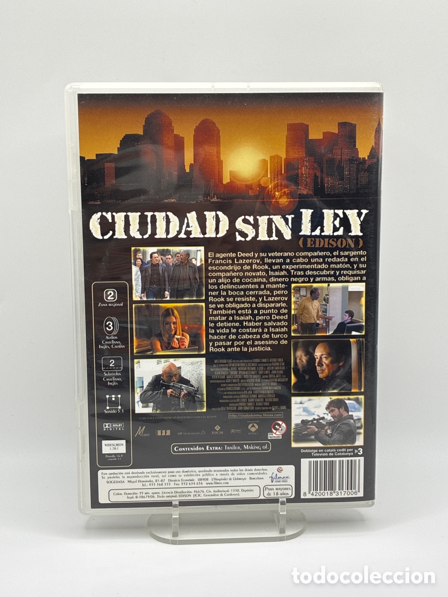 Cine: Ciudad sin ley (Edison) DVD - Foto 2
