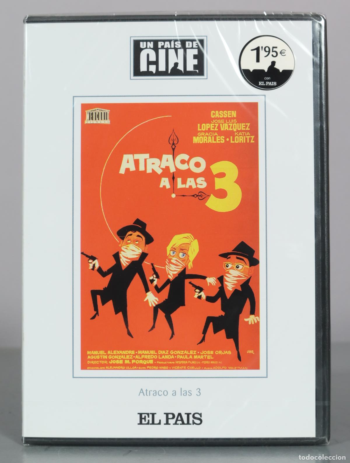 Cine: DVD. Atraco a las 3 - Jos&eacute; Mar&iacute;a Forqu&eacute; . PRECINTADO