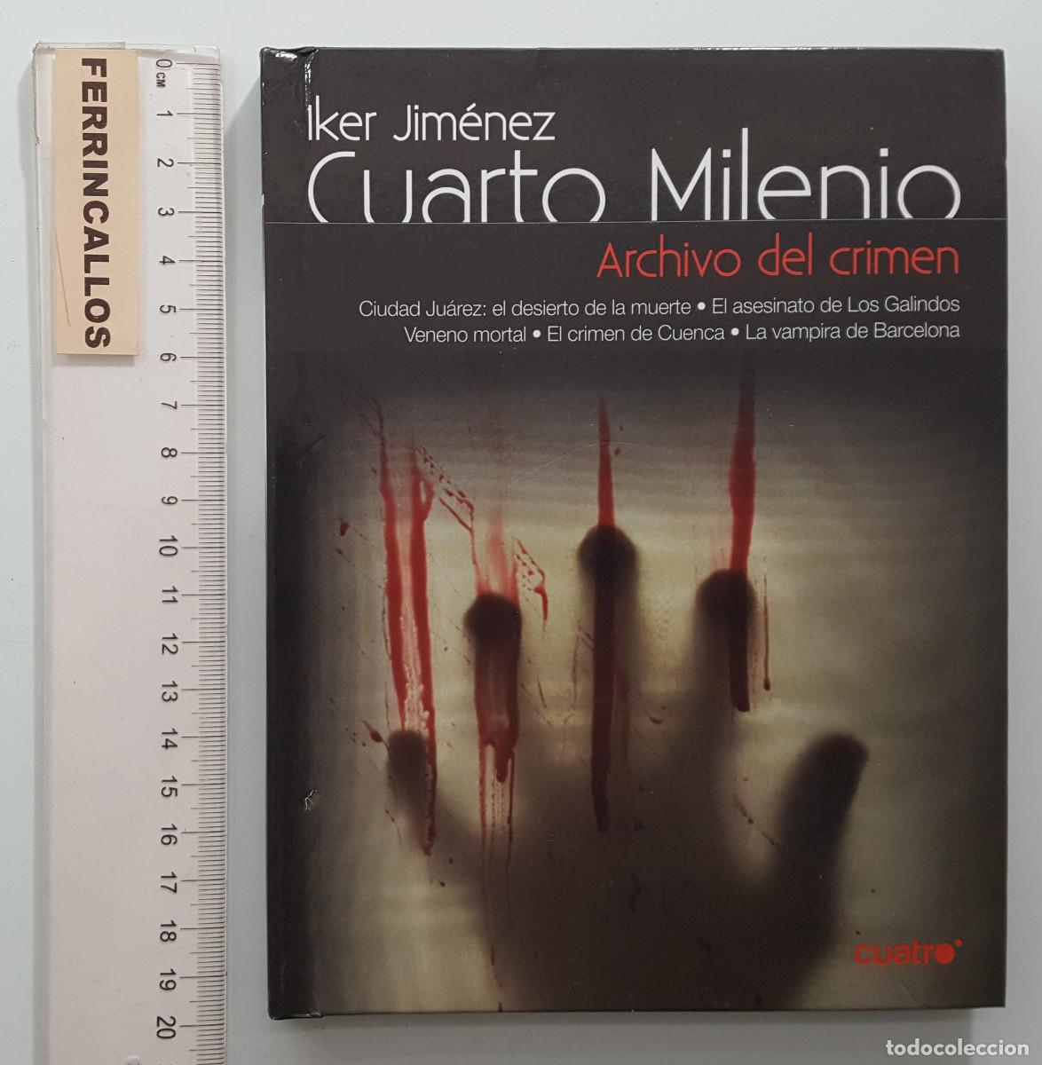 Cine: ARCHIVO DEL CRIMEN 10, IKER JIMENEZ CUARTO MILENIO, LIBRO + DVD
