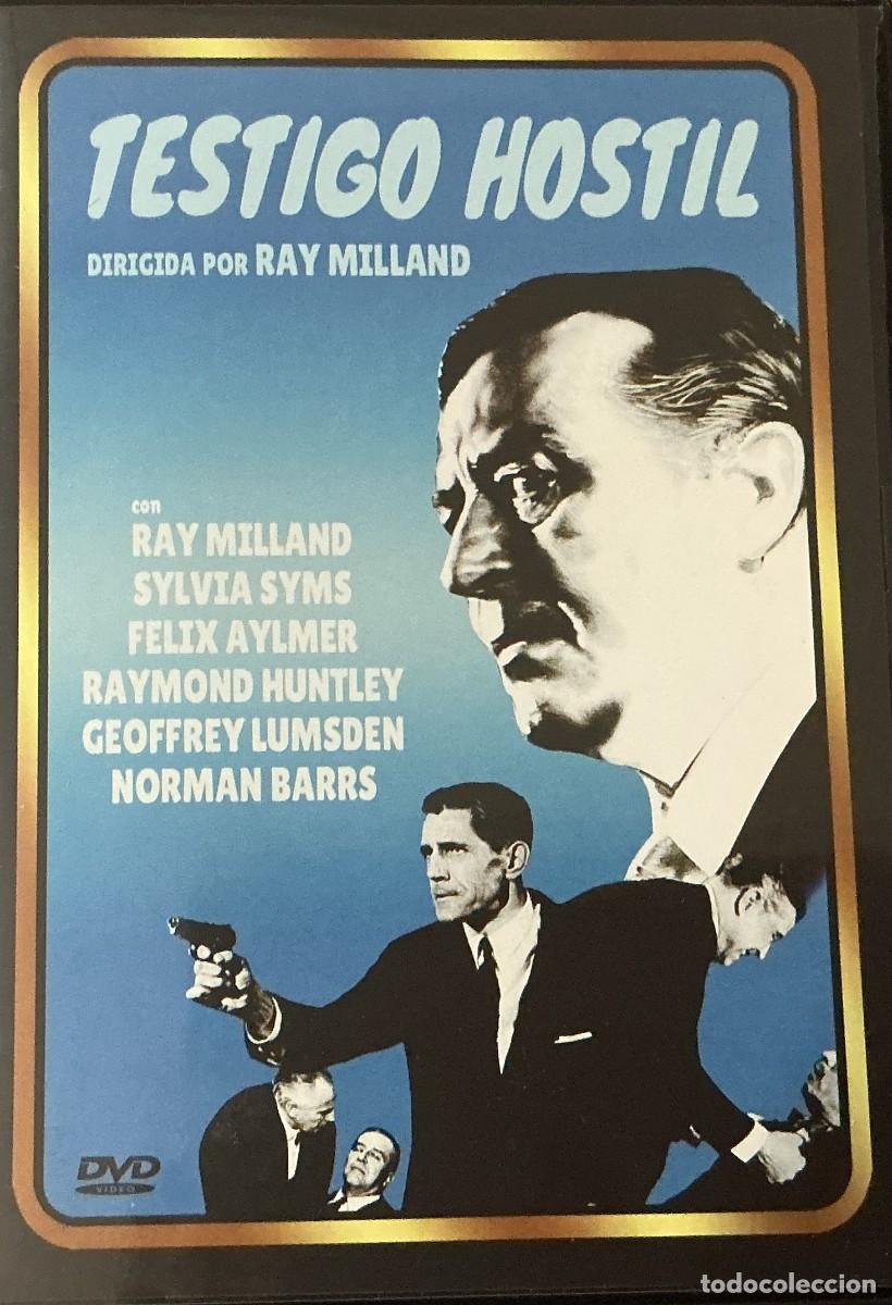 Cine: TESTIGO HOSTIL - RAY MILLAND - DIRECTOR LEWIS GILBERT - SYLVIA SYMS - THRILLER - JUICIO - ASESINATO