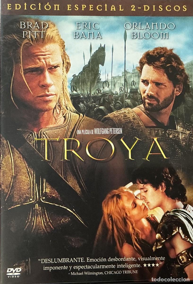 Cine: TROYA - BRAD PITT - ERIC BANA - ORLANDO BLOOM - WOLFGANG PETERSEN - GUERRA - GRECIA ANTIGUA