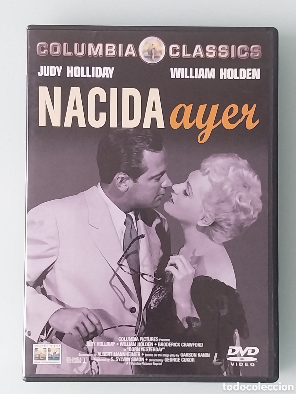 Cine: DVD - NACIDA AYER DE GEORGE CUKOR CON WILLIAM HOLDEN Y JUDY HOLLIDAY, DIRIGIDA POR GEORGE CUKOR