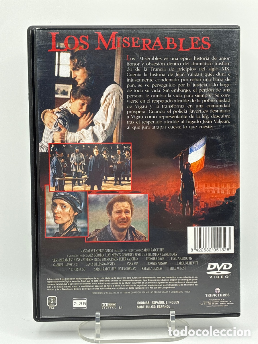 Cine: Los miserables Edici&oacute;n DVD - Foto 2