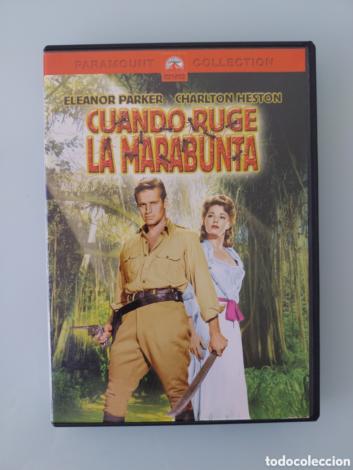 Cine: DVD - CUANDO RUGE LA MARABUNTA DE BYRON HASKIN CON CHARLTON HESTON Y ELEANOR PARKER