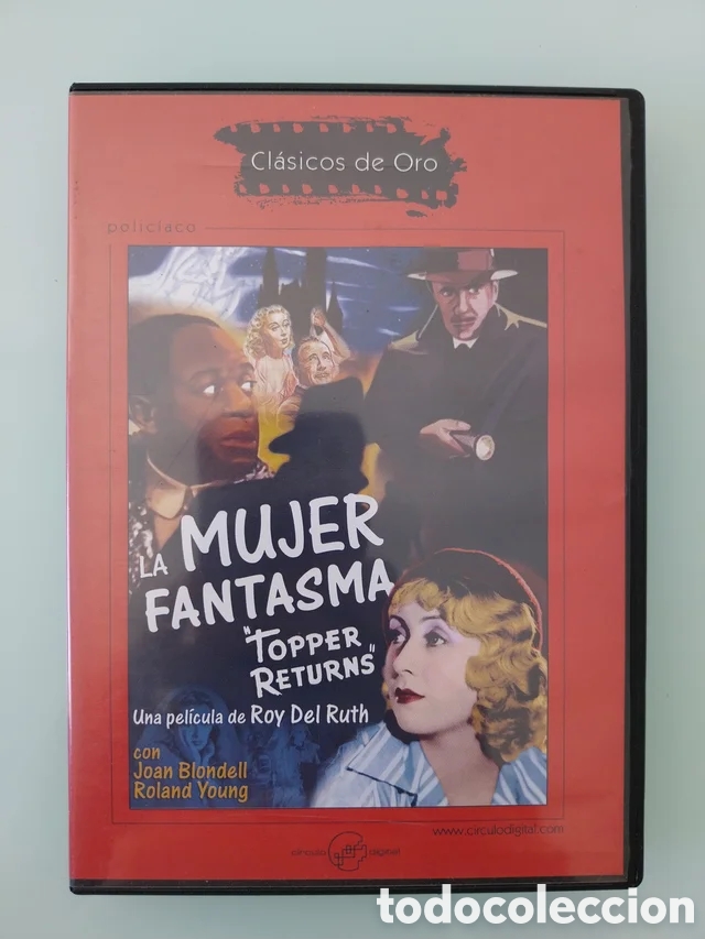Cine: DVD - LA MUJER FANTASMA (PRECINTADO) DE ROY DEL RUTH CON JOAN BLONDELL Y ROLAND YOUNG
