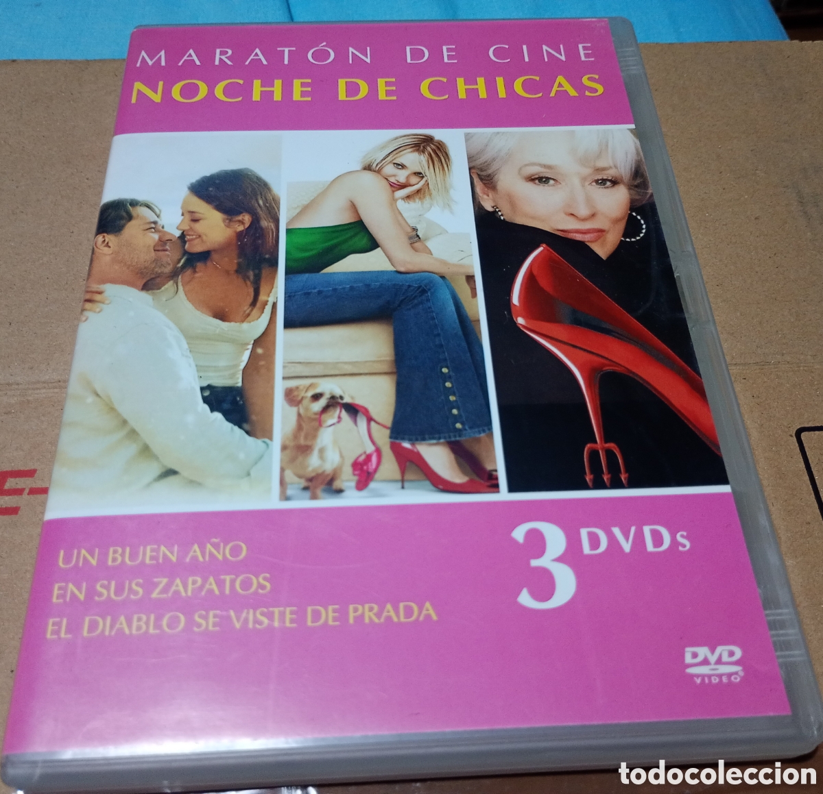 Cine: Marat&oacute;n de cine noche de chicas 3 DVD un buen a&ntilde;o, en sus zapatos, el diablo viste de Prada
