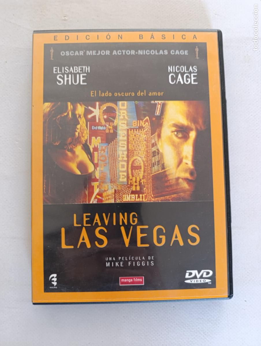 Cine: DVD LEAVING LAS VEGAS - NICOLAS CAGE, ELISABETH SHUE (351)