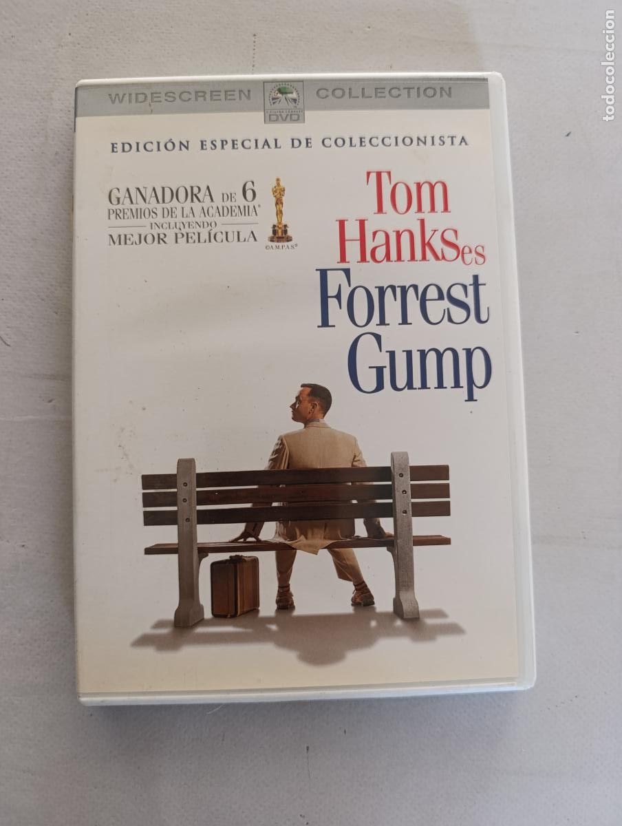 Cine: DVD FORREST GUMP - EDICION ESPECIAL COLECCIONISTA 2 DISCOS - TOM HANKS (351)