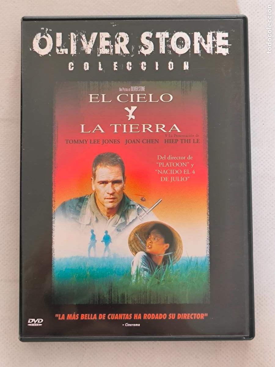 Cine: DVD EL CIELO Y LA TIERRA - OLIVER STONE - TOMMY LEE JONES (351)