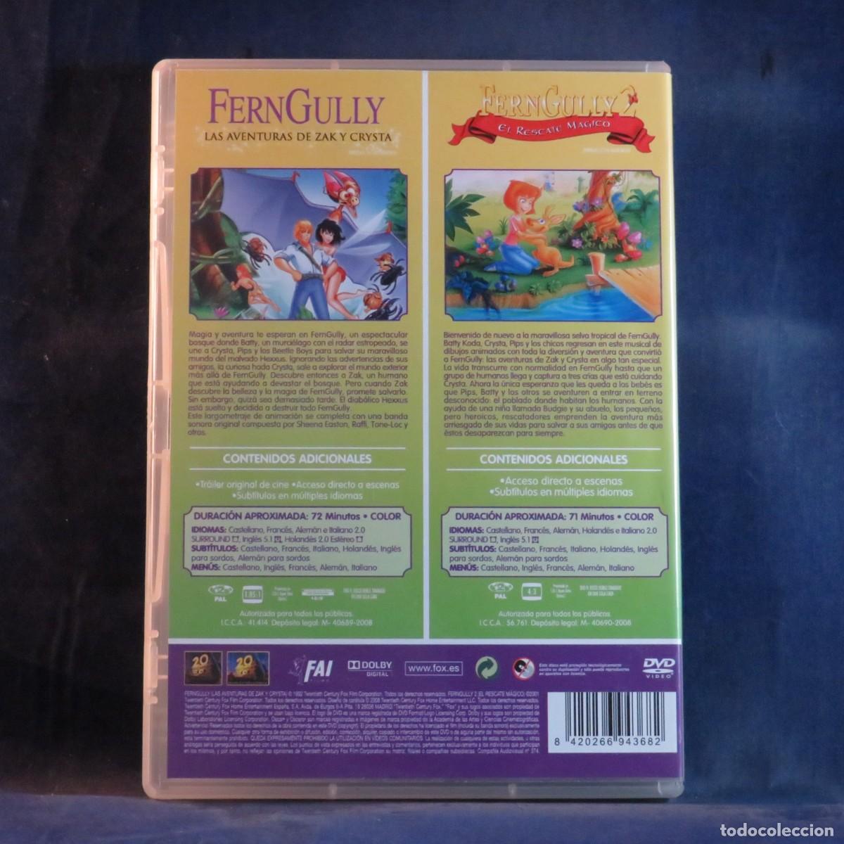 Cine: FERN GULLY 1 + 2 - 2 DVD - Foto 2
