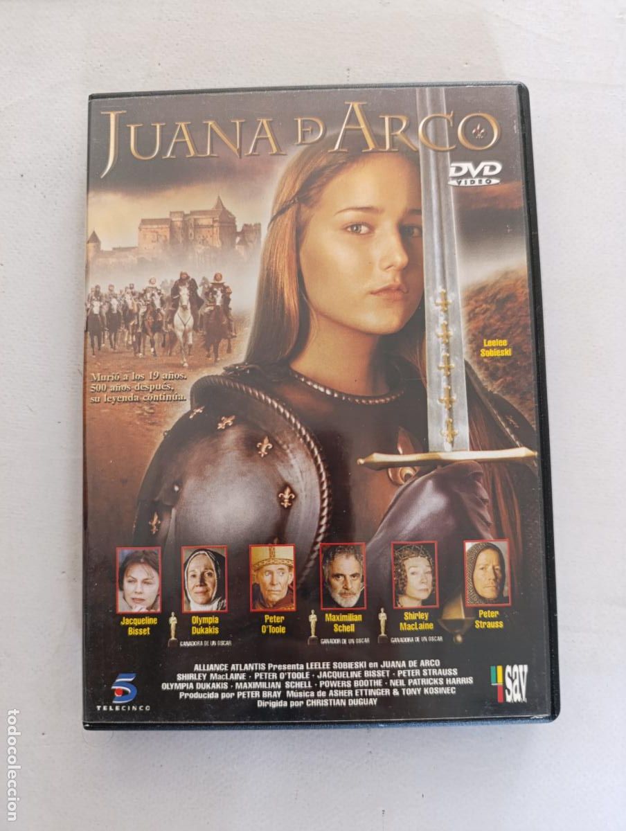 Cine: DVD JUANA DE ARCO - LEELEE SOBIESKI, JACQUELINE BISSET (351)