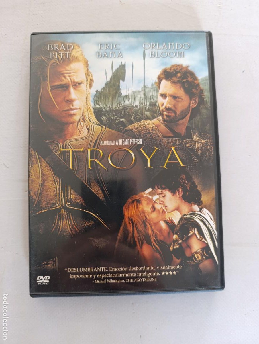 Cine: DVD TROYA - BRAD PITT, ERIC BANA, ORLANDO BLOOM (351A)
