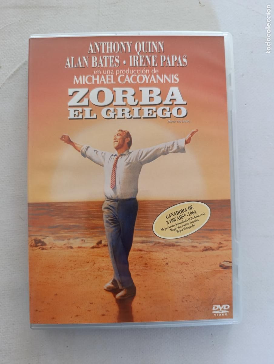 Cine: DVD ZORBA EL GRIEGO - ANTHONY QUINN (351A)