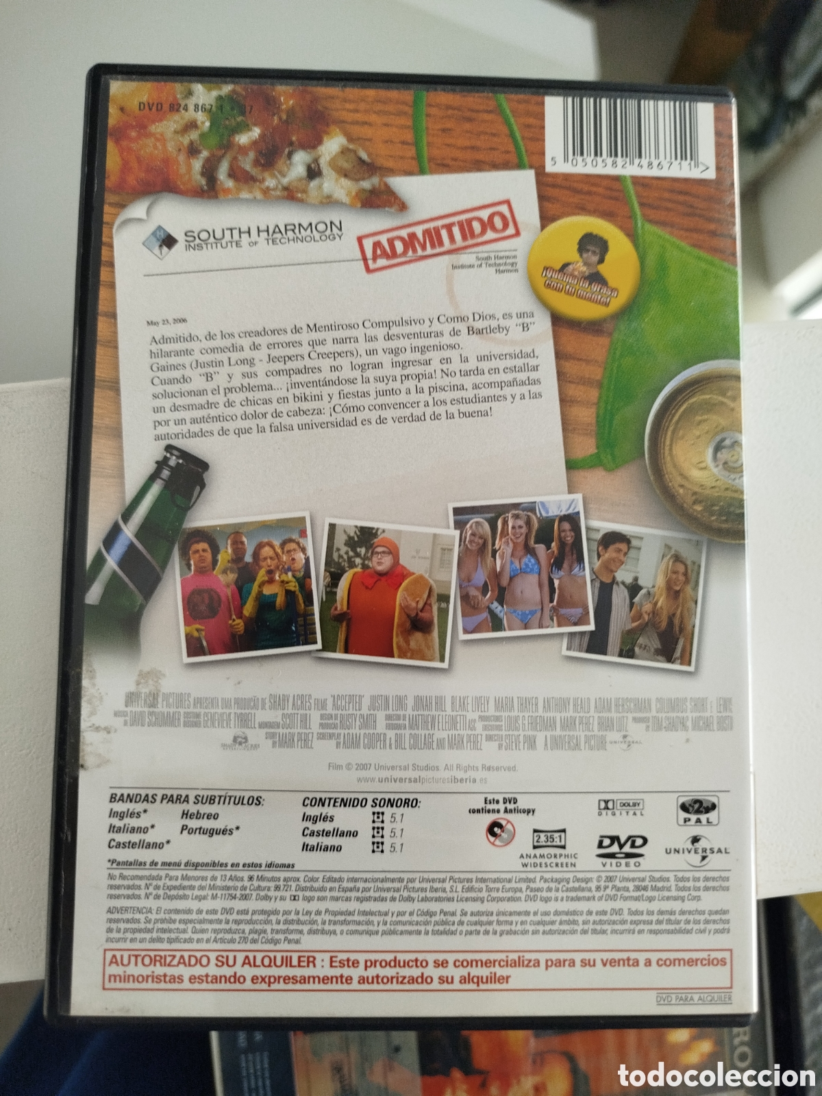 Cine: ADMITIDO, ACCEPTED DVD - Foto 3