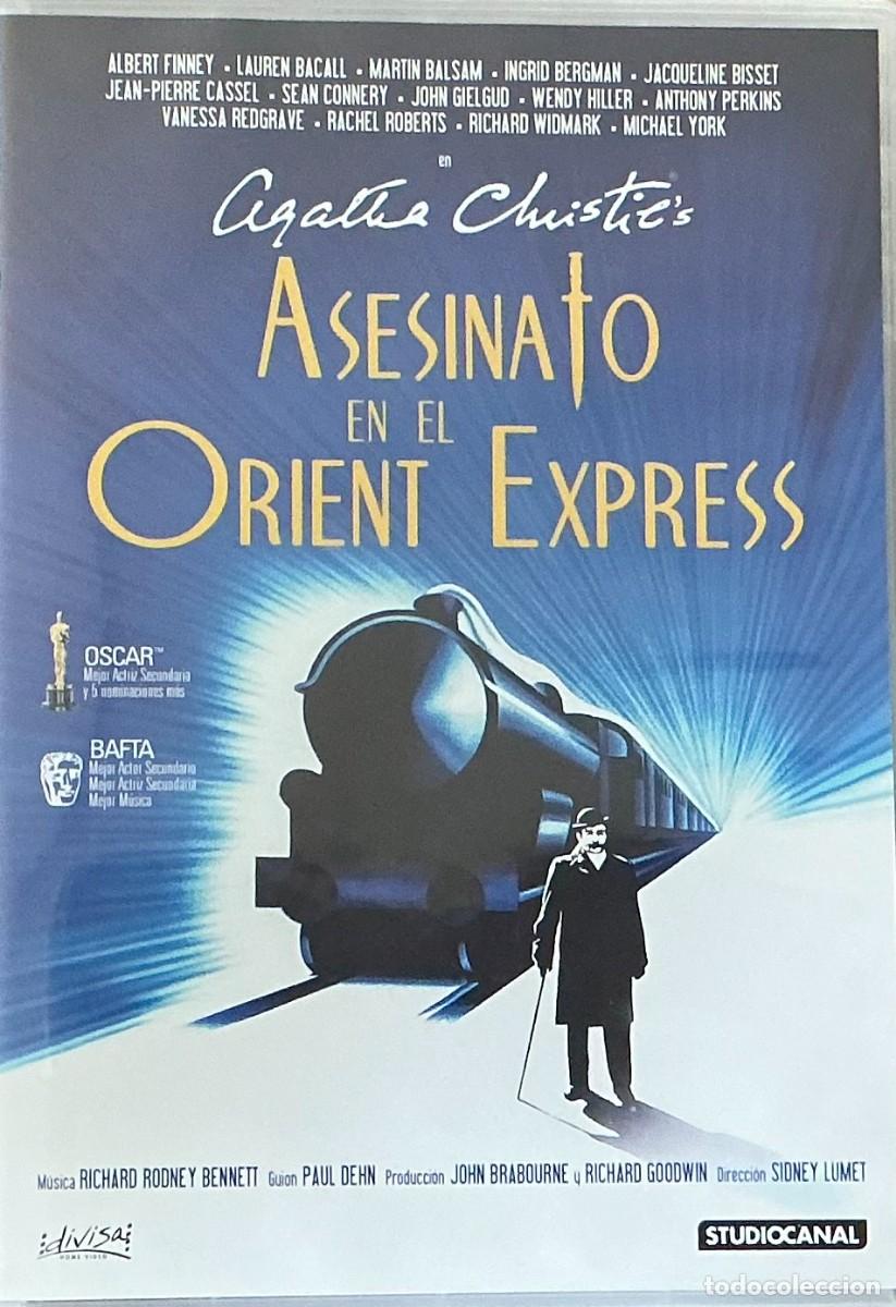 Cine: ASESINATO EN EL ORIENT EXPRESS - SIDNEY LUMET - ALBERT FINNEY - LAUREN BACALL - INGRID BERGMAN