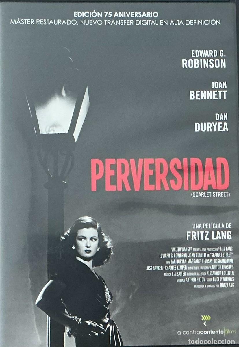 Cine: PERVERSIDAD - FRITZ LANG - EDWARD G. ROBINSON - JOAN BENNETT - DAN DURYEA - CINE NEGRO