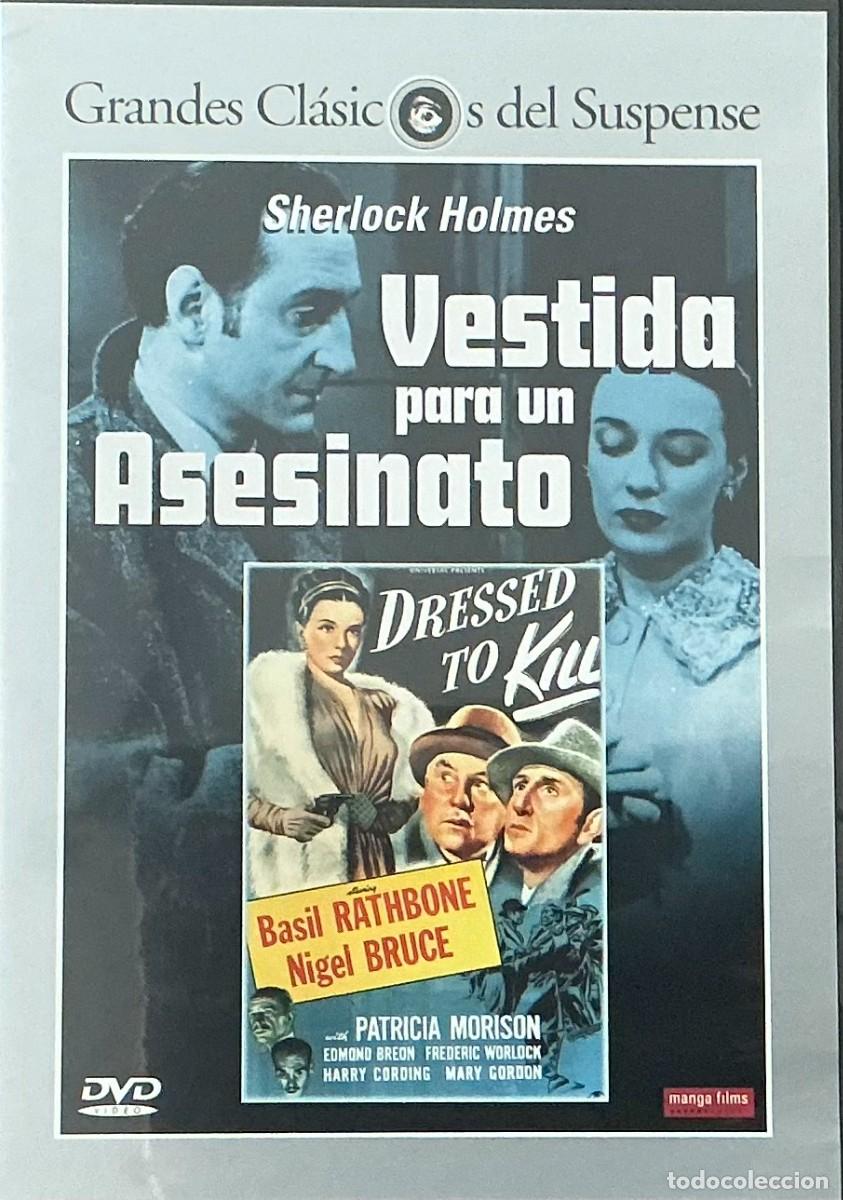Cine: VESTIDA PARA MATAR - SHERLOCK HOLMES - BASIL RATHBONE - NIGEL BRUCE - UNIVERSAL PICTURES - MISTERIO