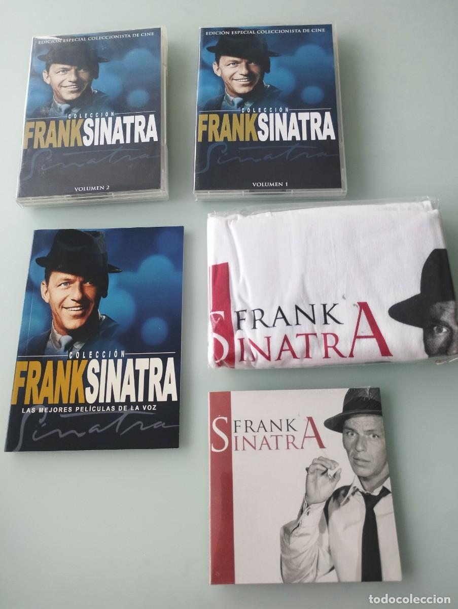 Cine: Pack coleccionista Frank Sinatra, 10 DVD+libreto+CD+ camiseta, descatalogado