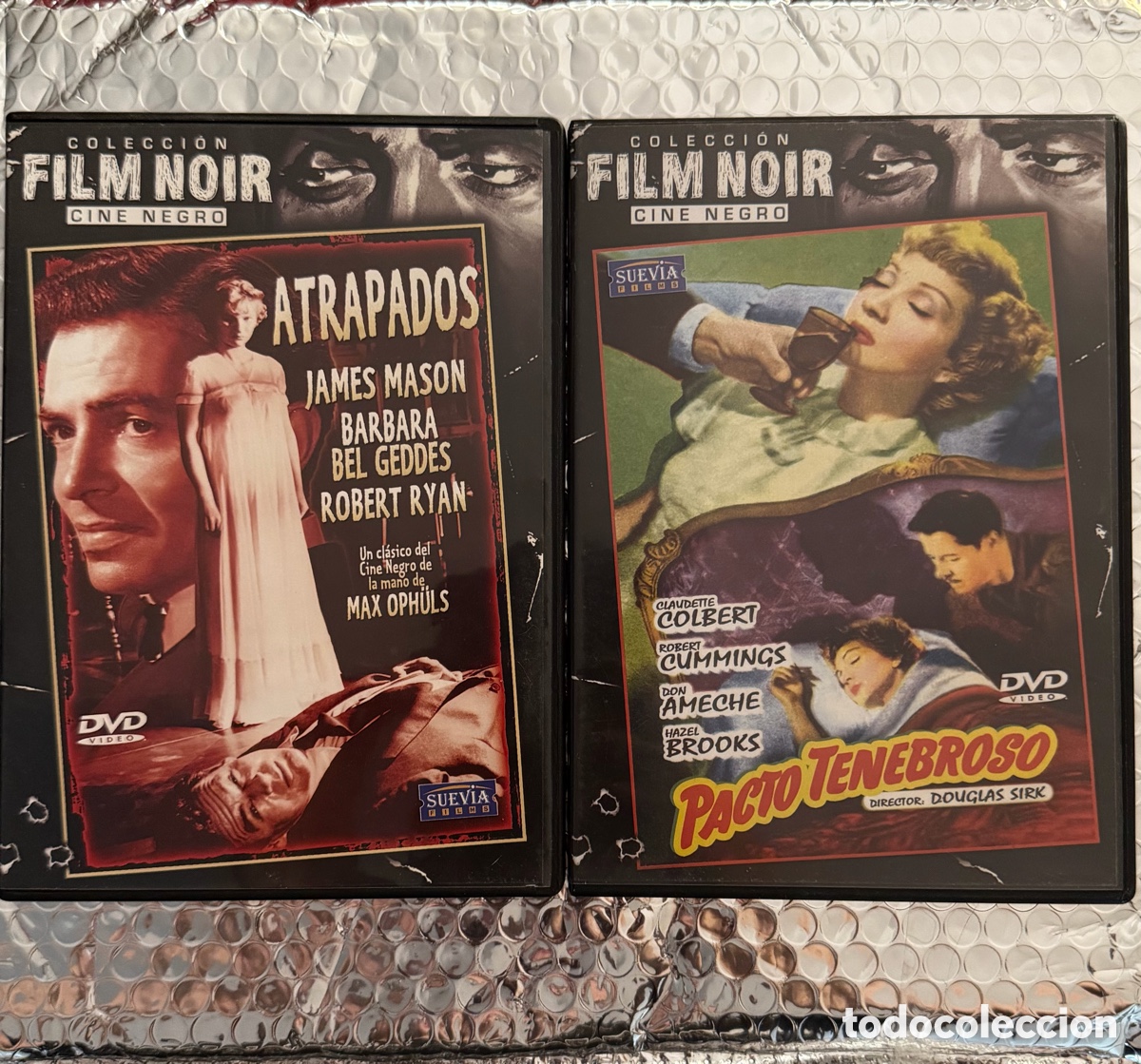 Cine: LOTE 2 DVD NOIR FILM - ATRAPADOS Y PACTO TENEBROSO - Colecci&oacute;n pel&iacute;culas